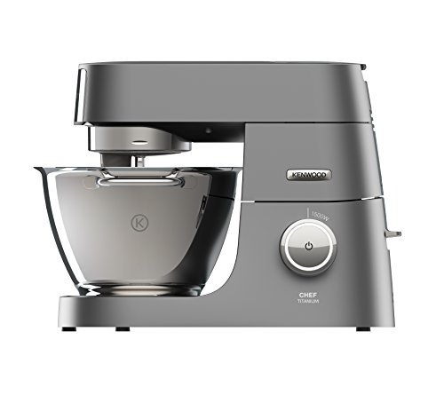 Kenwood Chef Titanium KVC7320S Küchenmaschine, 1.500 W, 4,6 l Füllmenge, 5-teiliges Patisserie-Set