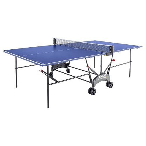 Kettler Tischtennisplatte AXOS Outdoor 1 – rollbarer TT-Tisch für draußen – wetterfeste Alu-Li