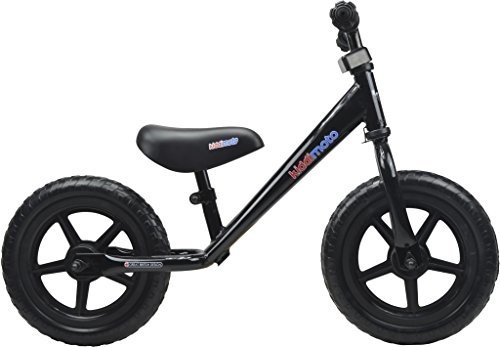 Kiddimoto SJ3 leichtes Metall Lauflernrad, ab 18 Monate, black