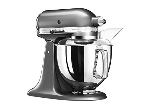 KitchenAid Küchenmaschine Artisan 4,8L Medaillon Silber