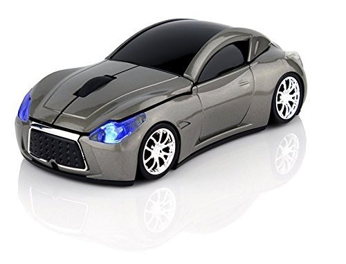 Klein Design FTD-MS127 Auto Style optische Maus/Mouse schnurlos/Wireless grau