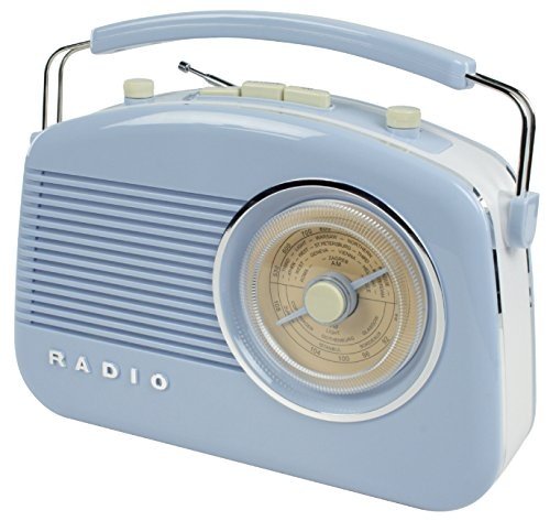 König HAV-TR710BU Retro-Design AM/FM-Radio blau