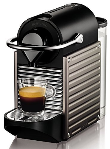 Krups Nespresso Pixie XN3005 Kaffeekapselmaschine (19 bar, Thermoblock-Heizsystem) electric titan