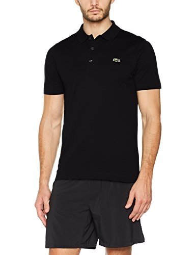 Lacoste Herren Poloshirt L1230-00, Einfarbig, Gr. X-Large (Herstellergröße: 52)(T6), Schwarz (031 