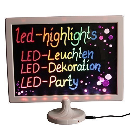 LED-Highlights Schreibtafel