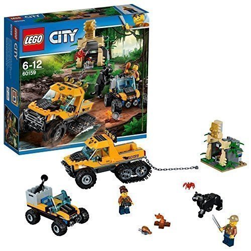 LEGO City Mission mit dem Dschungel-Halbkettenfahrzeug