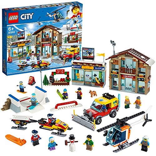 LEGO City Ski Resort mit Hubschrauber