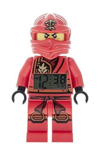 LEGO Unisex Wecker Digital Green 9009402