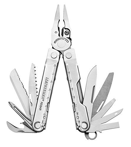 Leatherman LTG831560  Rebar Multifunktionswerkzeug inklusiv Leder Holster