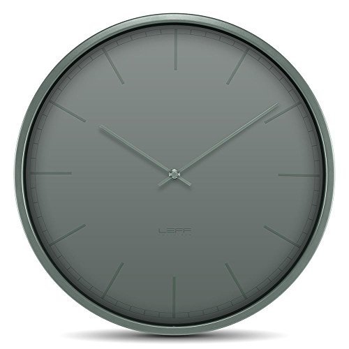 Leff Amsterdam - wall clock - Wanduhr - tone35 - grau - Ø 35 cm