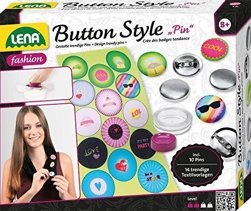 Lena Bastelset Button style Pin