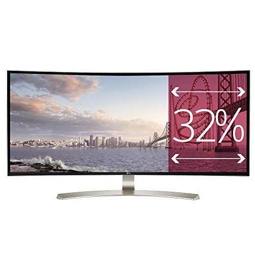 LG IT Products 34UC99-W 86,4 cm (34 Zoll) Curved Monitor (IPS-Panel, AMD FreeSync, Höhenverstellung