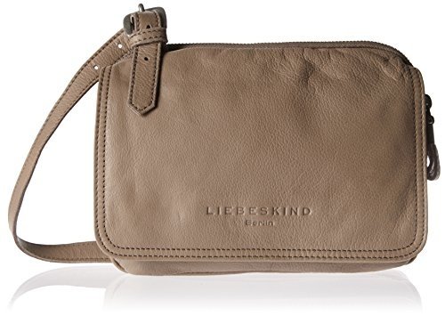 Liebeskind Berlin Damen Maike6 Vintag Umhängetaschen, Beige (Stone 0023), 23 x 16 x 10 cm