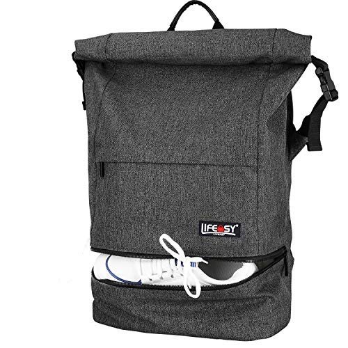 Lifeasy Laptop Rucksack Roll Top