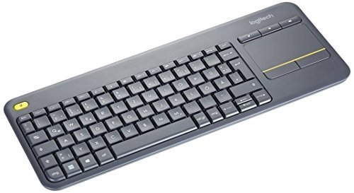 Logitech K400 Plus Touch Wireless Tastatur schwarz (QWERTZ, deutsches Tastaturlayout)