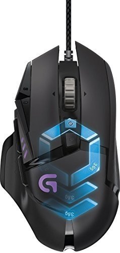 Logitech G502 Gaming-Maus Proteus Spectrum (mit RBG-Anpassung und 11 programmierbaren Tasten)