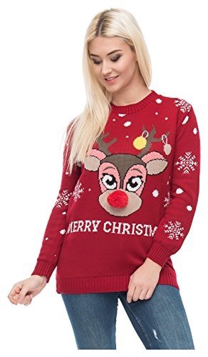 Loomiloo Christmas Sweater Damen