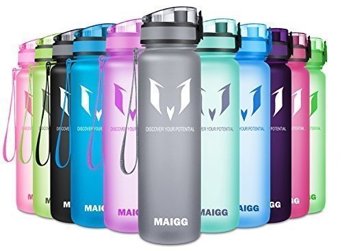 MAIGG Best Sports Wasser-Flasche Trinkflasche - 17oz - Eco Friendly & BPA-freiem Kunststoff - für d