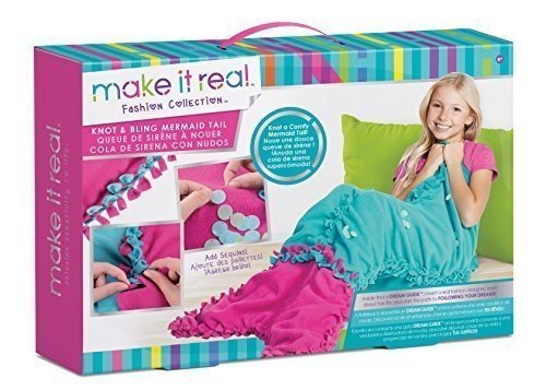 MAKE IT REAL Knot und Bling Mermaid Tail, Bastelset