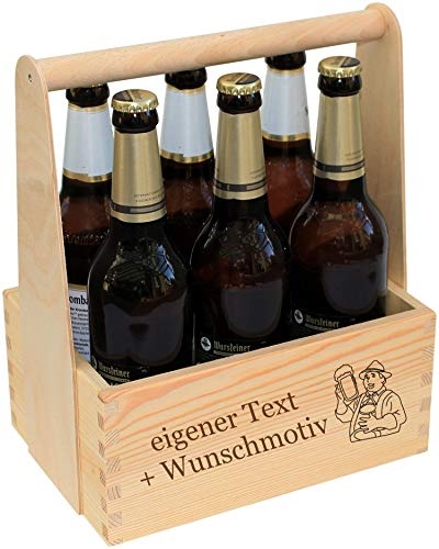 Männerhandtasche Bier personalisiert