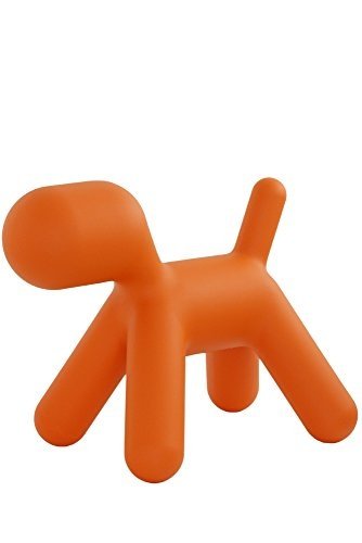 Magis Puppy S Hund, orange Kunststoff LxBxH 42,5x26x32,5cm