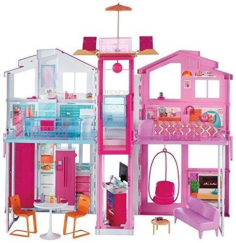 Mattel Barbie DLY32 - Barbie 3 Etagen Stadthaus