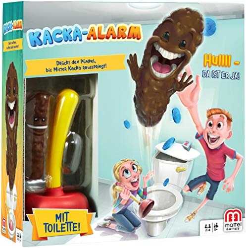 Mattel Games Kacka-Alarm lustiges Kinderspiel