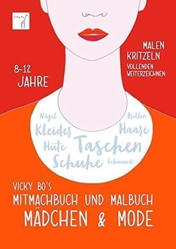 Mitmachbuch und Malbuch Mädchen & Mode