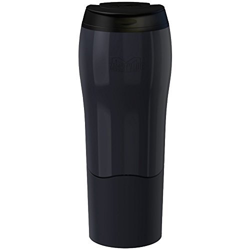 mighty mug MM1531 To Go Standfester Henkel Thermobecher für unterwegs, schwarz