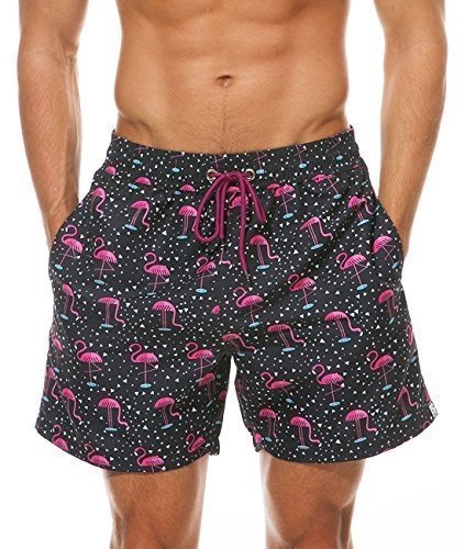 MODCHOK Badeshorts Flamingo