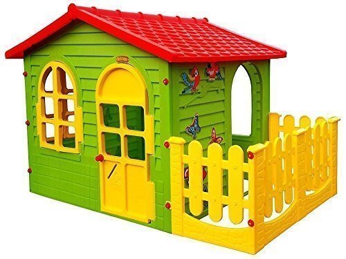 Mochtoys Big Haus für Kinder mit Garten Spielhaus