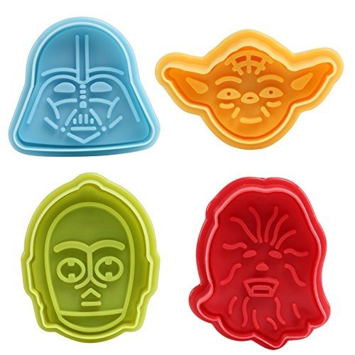 Moncolis Fondant Ausstecher Star Wars Ausstechformen Plätzchenformen Backformen Keks Cookie Cutters