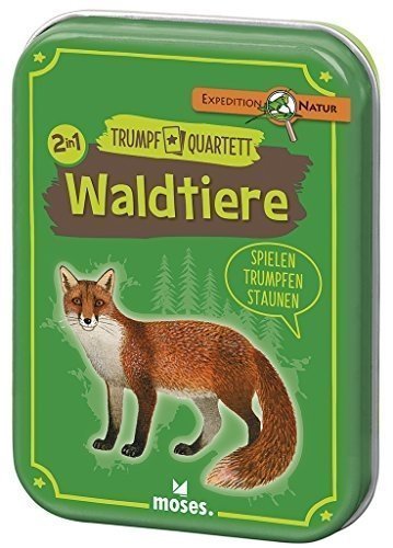 Moses Expedition Natur Trumpf-Quartett Waldtiere