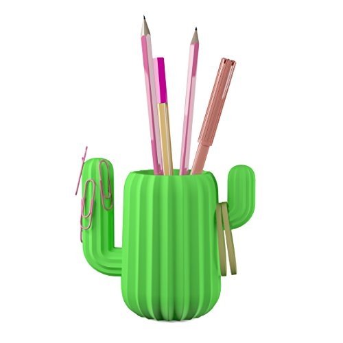 Mustard Stiftebehälter für den Schreibtisch - Kaktus-Design - Grün - Cactus