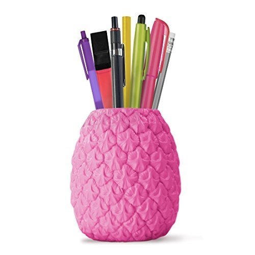 Mustard Stiftehalter im Ananas-Design - Rosa - Seriously Tropical