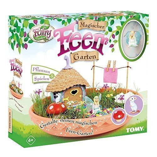 My Fairy Garden Tomy Spielzeugset - Magischer Feen-Garten für Kinder ab 4 Jahre Zum Selber Pflanzen