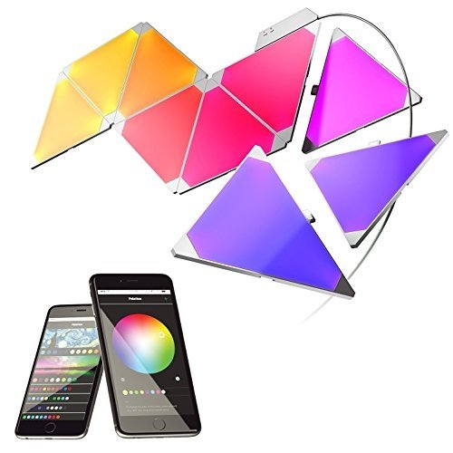 nanoleaf Light Panels - 9x Modulare Smarte LED - Lichtpanels mit App Steuerung
