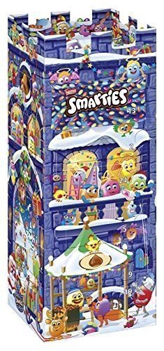 Nestlé Smarties Adventskalender Burg aus Milchschokolade, 1er pack ( 227g)