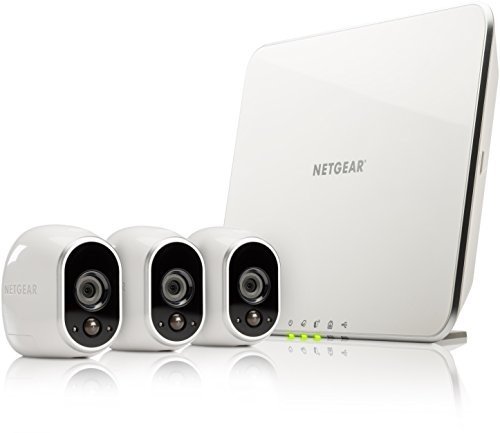 Netgear Arlo VMS3330-100EUS Smart Home 3 HD-Überwachung Kamera-Sicherheitssystem (Kabel, Indoor/Out