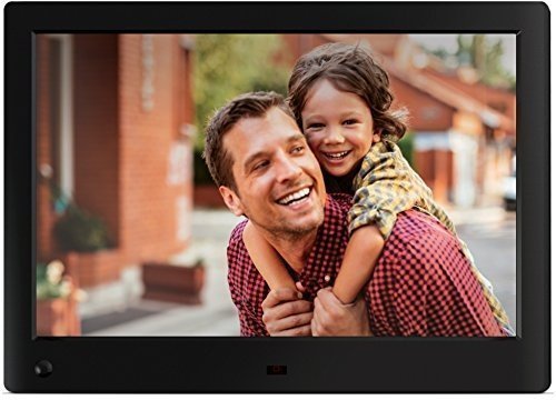 NIX Advance 10 Zoll Widescreen Digitaler Bilderrahmen für Fotos und HD-Video (720p) mit Bewegungs-S