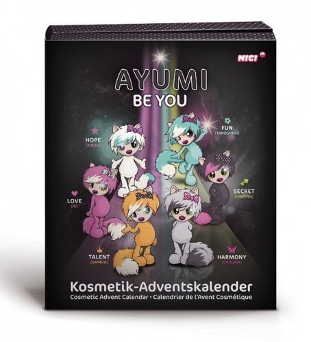 Nici 39169 - Adventskalender mit Ayumi Kosmetik befüllt, bunt