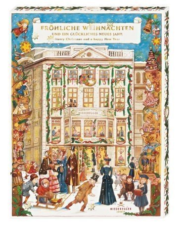 Niederegger Adventskalender "Café Niederegger" mit feinsten Pralinen und 32 Türchen, 1er Pack (1 x