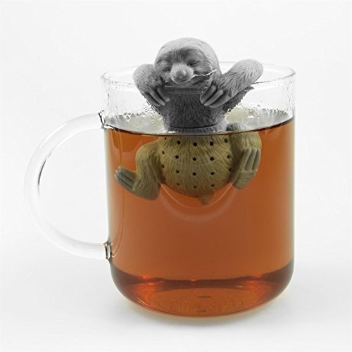 Niedliches Tier Faultier Tee-Ei aus Silikon (BPA-frei) für losen Tee Tee-Infuser