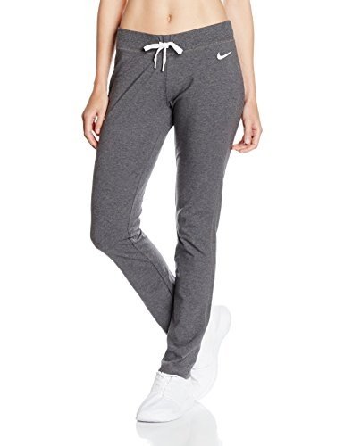 Nike Damen Trainingshose Lang Jersey OH, grau/weiß, S, 614920