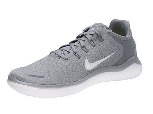 Nike Herren Free RN 2018 Laufschuhe, Grigio (Wolf Grey/White/White/Volt 003), 47.5 EU