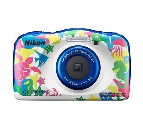 Nikon Coolpix W100 Marine Kompaktkamera (6,9 cm (2,7 Zoll), 13,2 Megapixel) mehrfarbig
