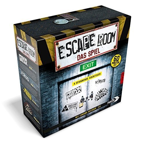 Noris Spiele Escape Room Inkl. 4 Fällen und Chrono Decoder