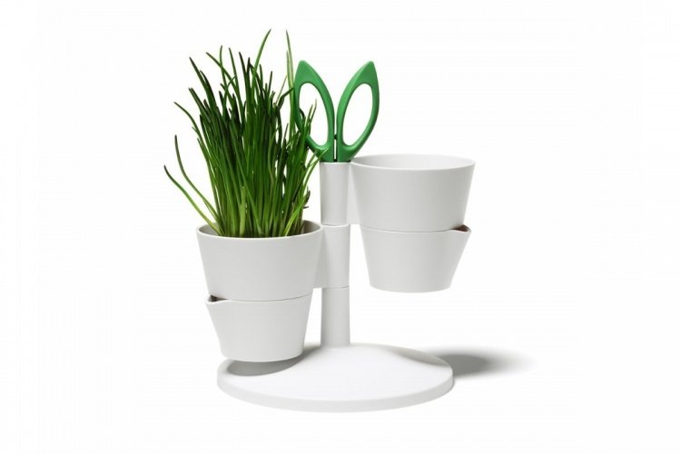 Normann Copenhagen Kräuterständer, 23 x 19,5 x 17 cm, weiß