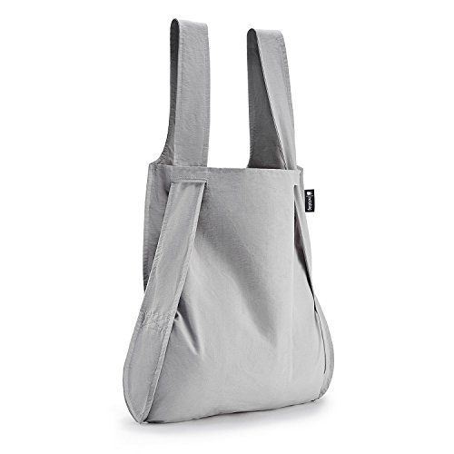 Notabag - 2in1 Tasche Umhängetasche und Rucksack grau, 65 x 45 cm, wasserfest