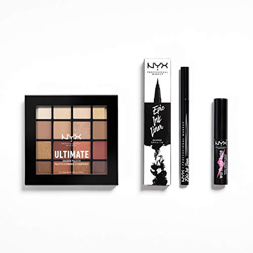 NYX Professional Makeup 3-teiliges Augen-Set